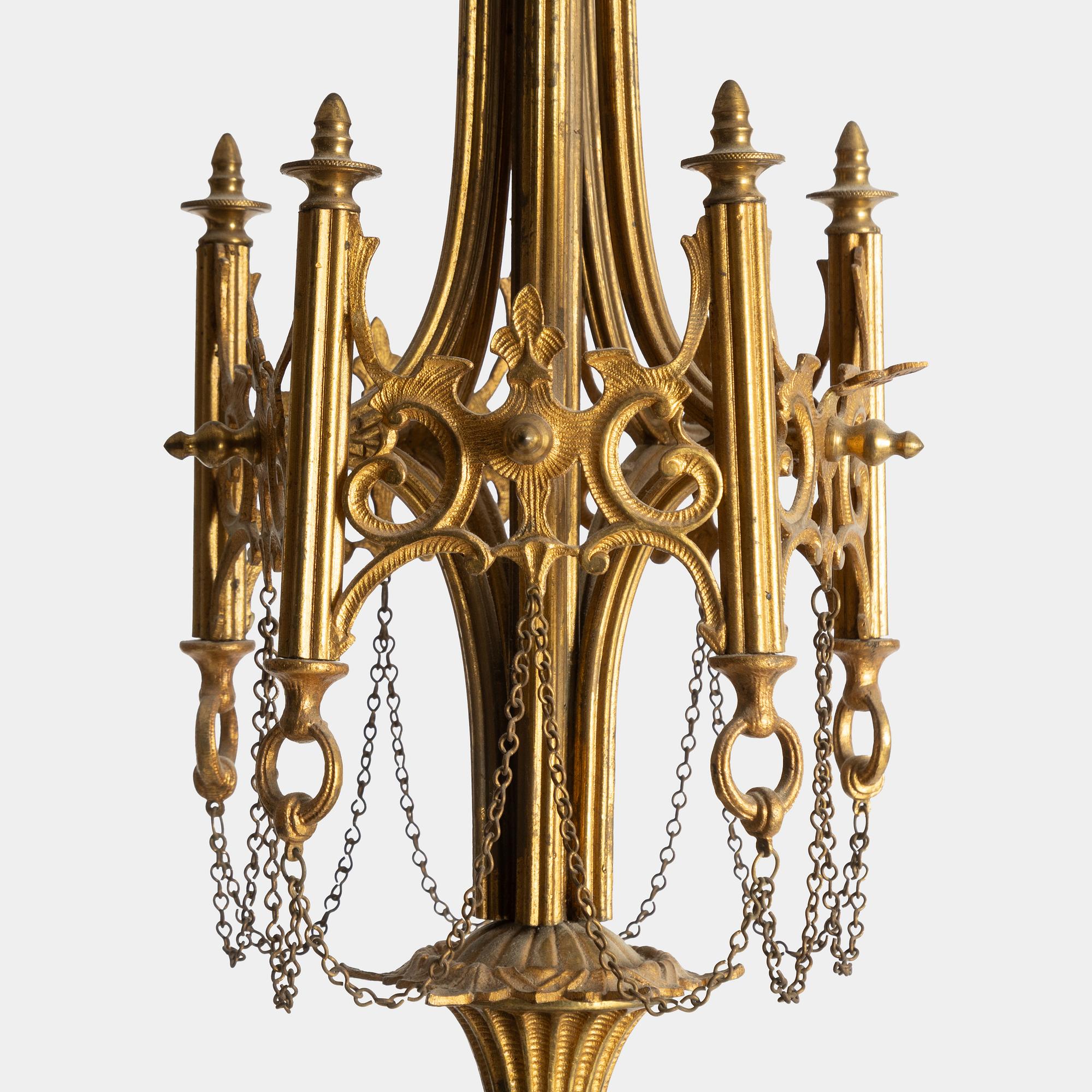 Ljuskrona, oscariansk, 1800-talets slut.