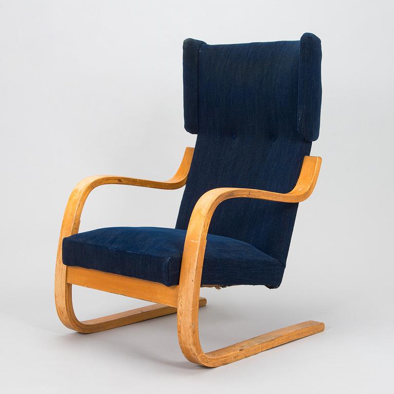 Alvar Aalto, a mid-20th century '401' armchair for  O.Y. Huonekalu- ja Rakennustyötehdas A.B. Finland.