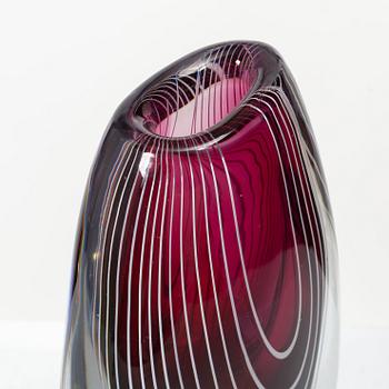 Vicke Lindstrand, vas, glas, Kosta, modell 1114, 1950-tal.