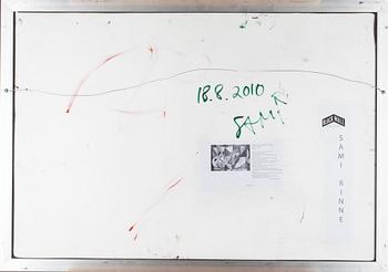 SAMI RINNE, olja och akryl på skiva, signerad och a trego daterad 18.8 2010.