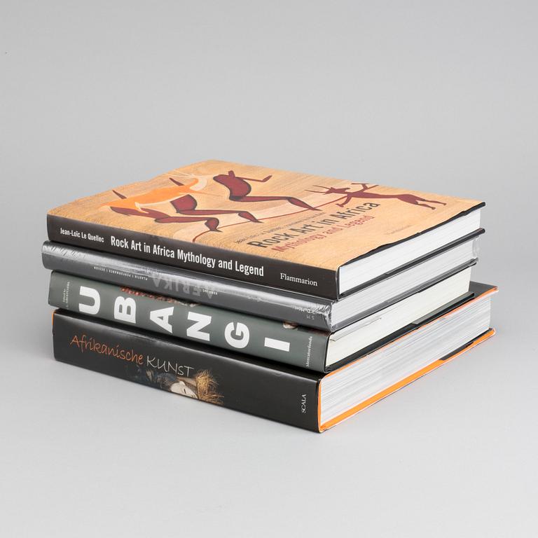 FOUR ART AFRICAN ART BOOKS.