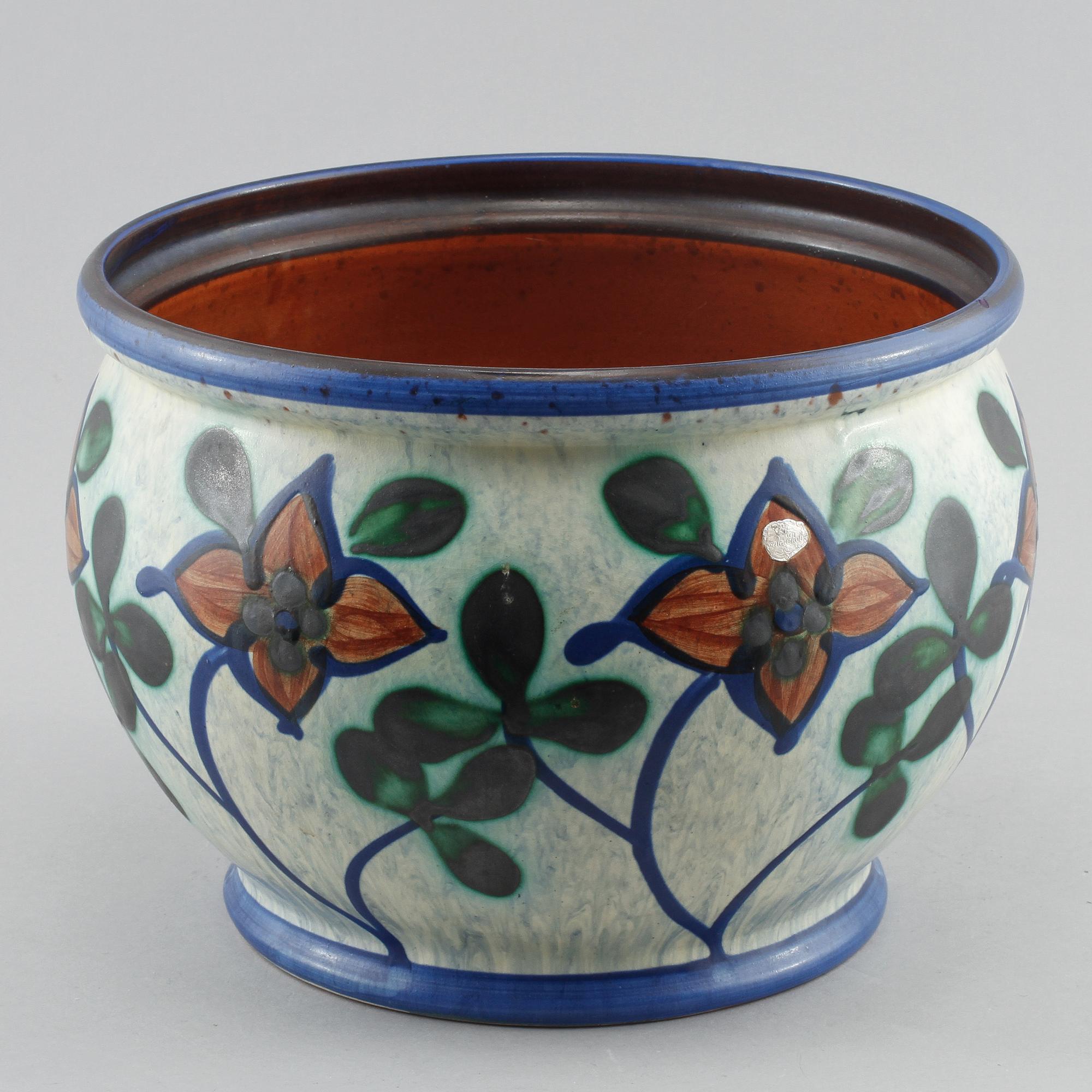 YTTERFODER, lergods, Upsala-Ekeby, 1900-tal.