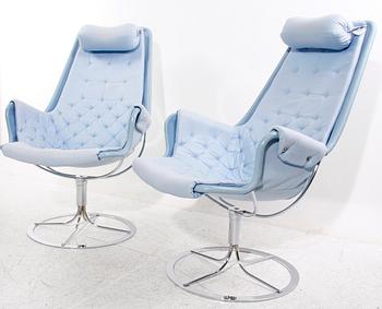 FÅTÖLJER, ett par, "Jetson", Bruno Mathsson.