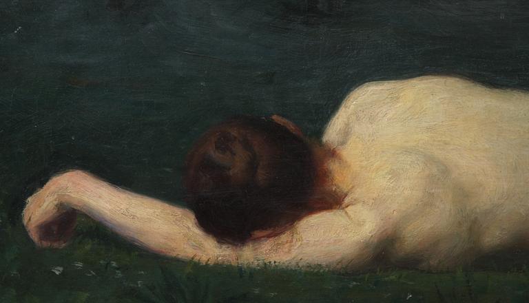 HARALD MOLTKE, olja på papper, sign o dat 1933.