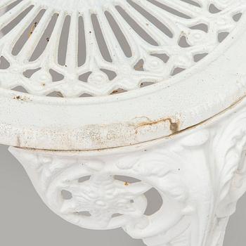 Three garden chairs, second half of the 20th century.