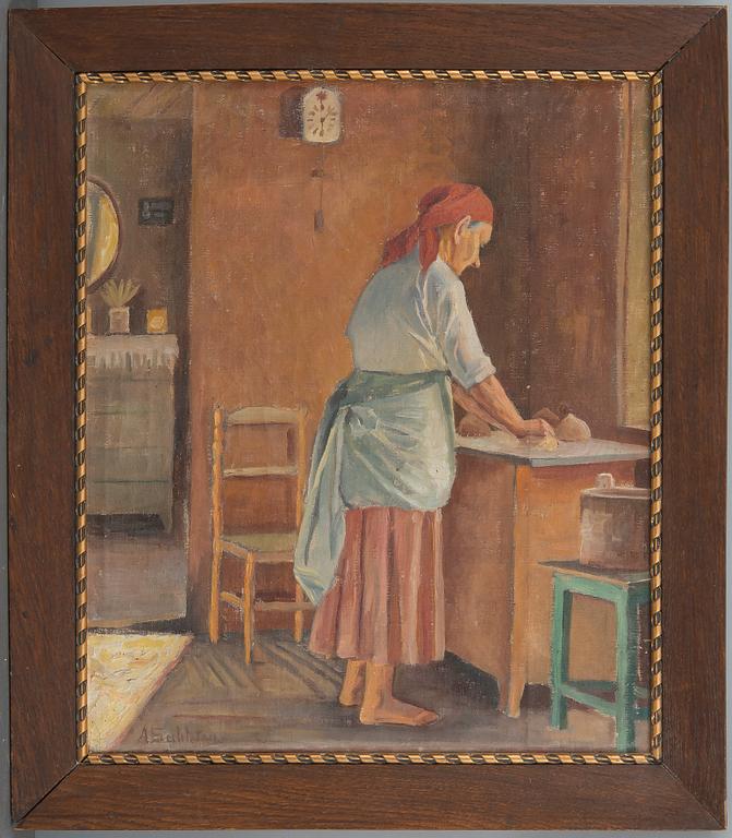 Anna Sahlsten, WOMAN BAKING.