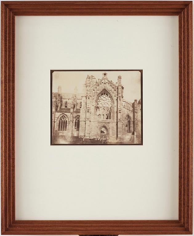 William Henry Fox Talbot, "Melrose Abbey, Scotland", 1844.