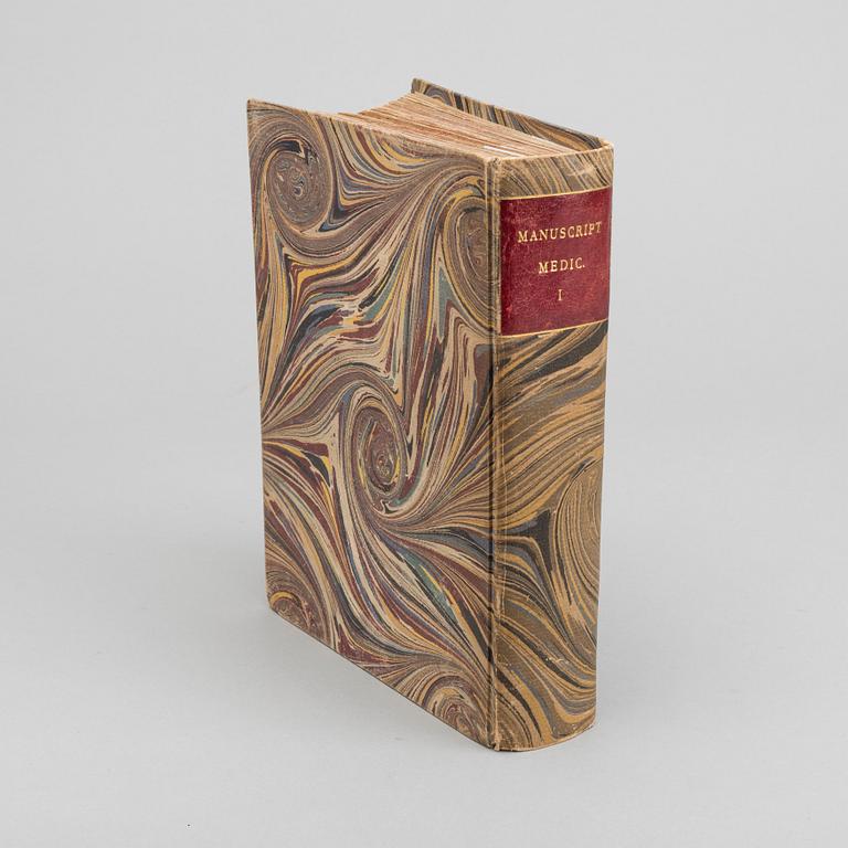 Manuscripts, from Queen Christina's 17th century library,  'Manuscript Medici I'.