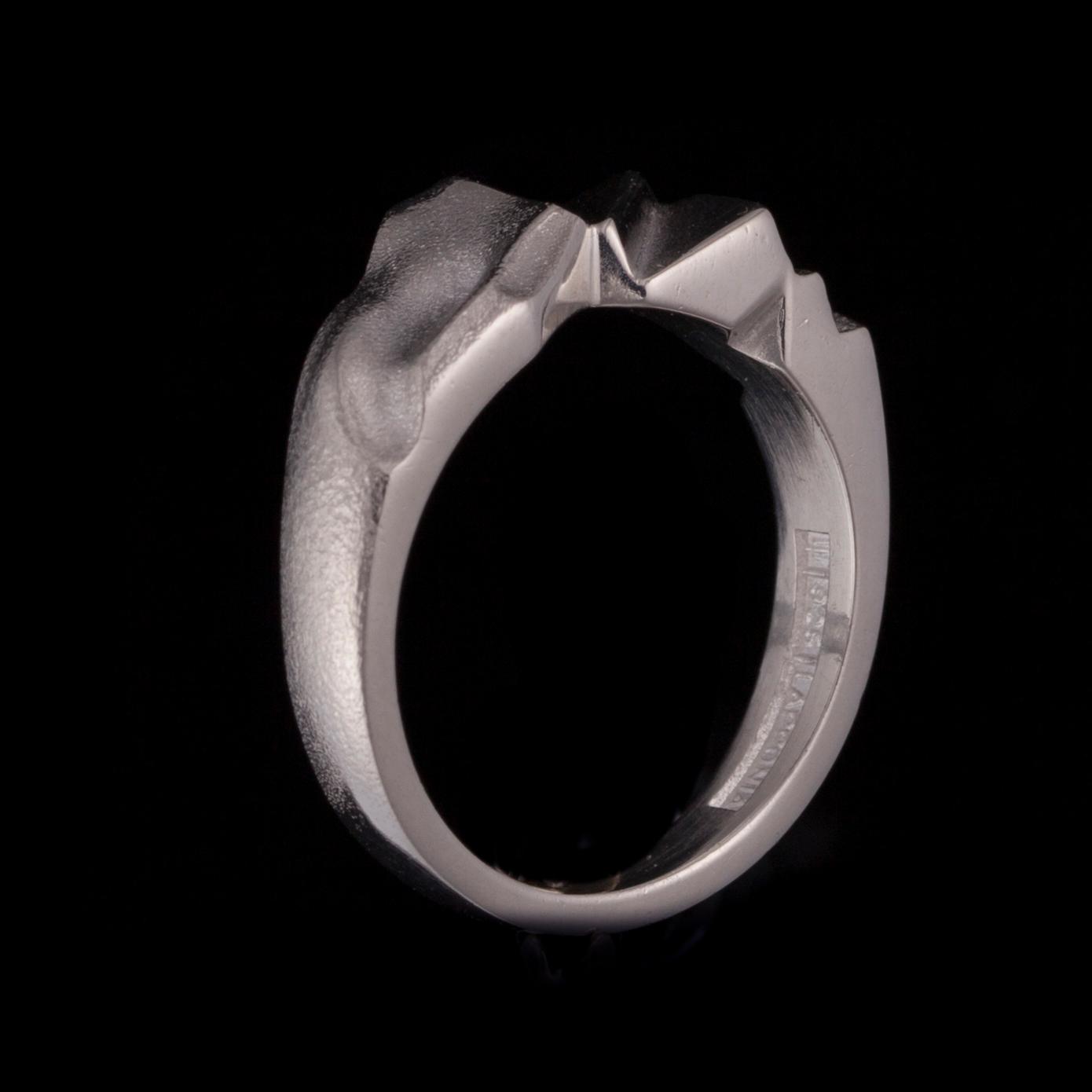 ZOLTAN POPOVITS, RING,  "Krystal" sterling silver, Lapponia exportstämpel.