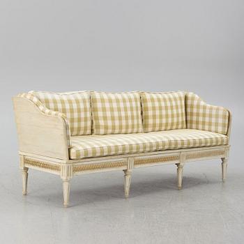 Trågsoffa, gustaviansk, 1700-tal.