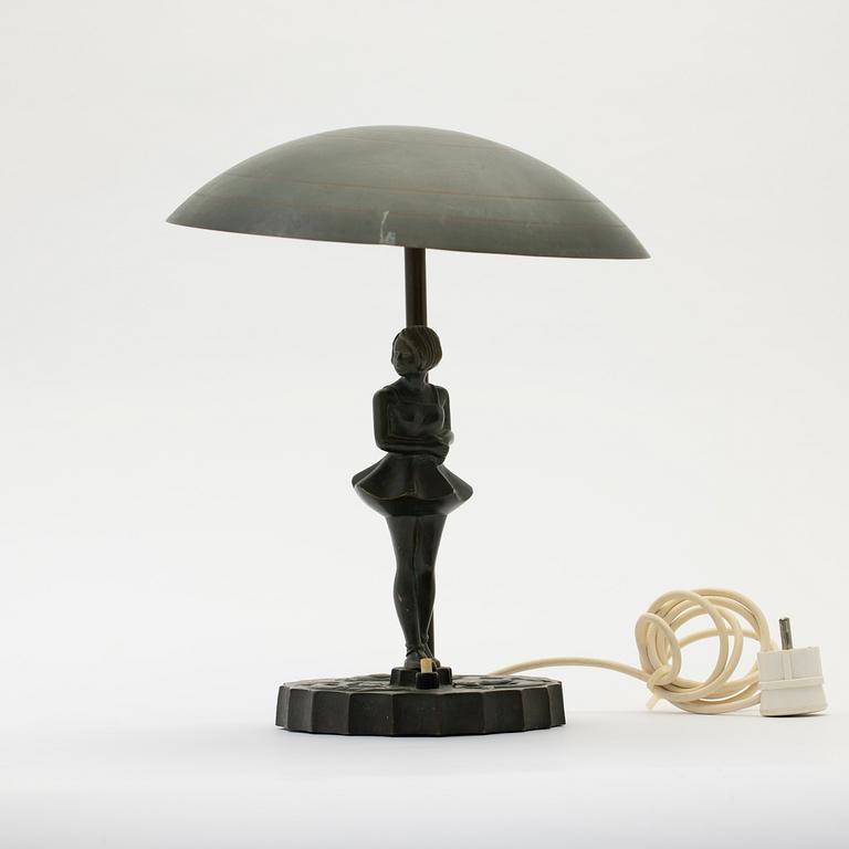 Table lamp, Malmö Metal Goods Factory, Art Deco, 1930s.