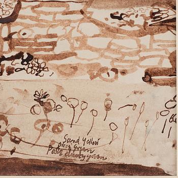 John Minton, Landscape with a waterpump.