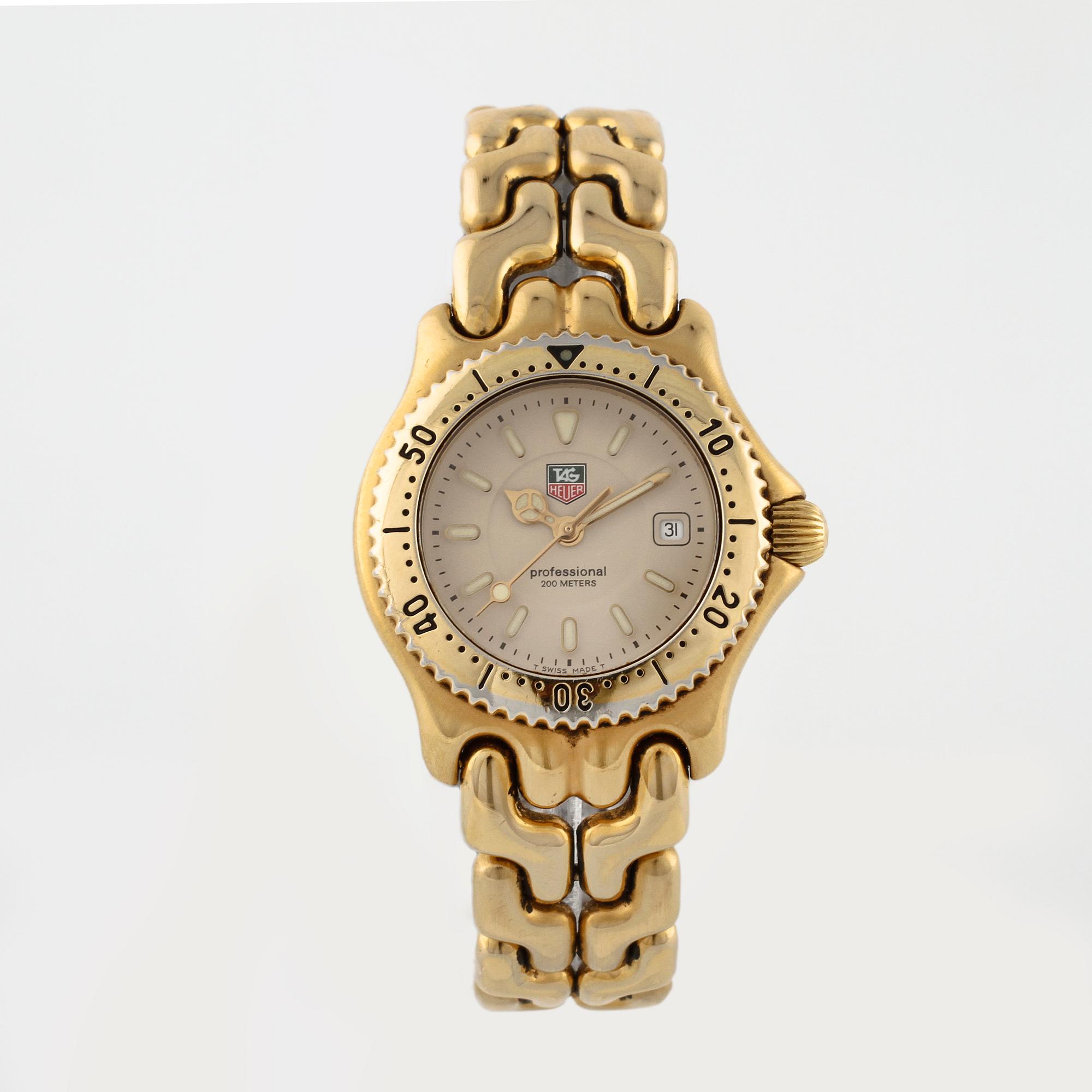 TAG HEUER, Professional (200 meters), wristwatch. 28,5 mm.