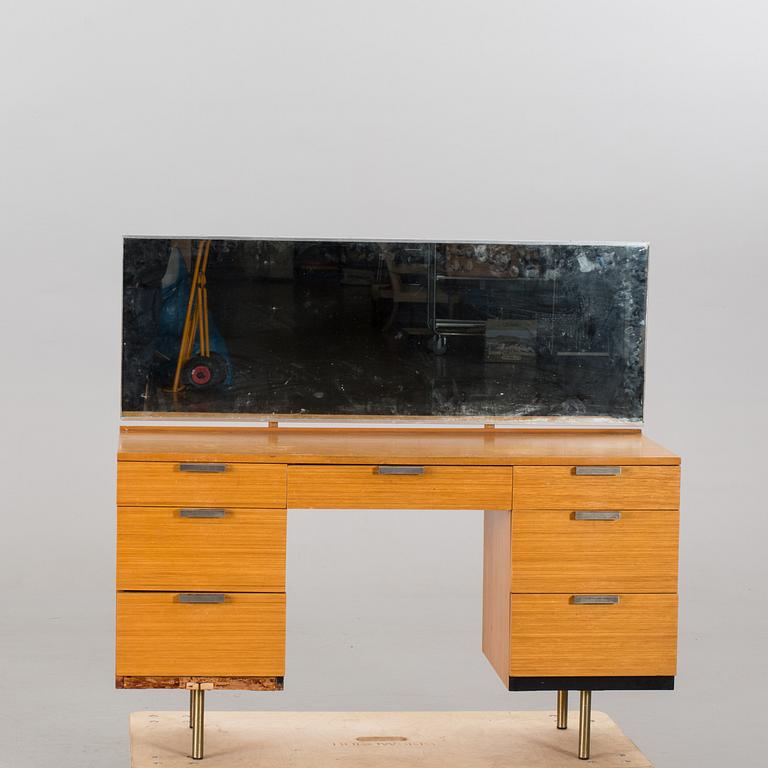 A BUREAU WITH MIRROR BY STAG FURNITURE, second half of the 20th century.