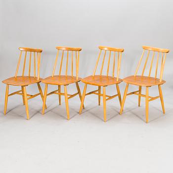 ILMARI TAPIOVAARA, A set of four 'Fanett' chairs, Edsbyverken.