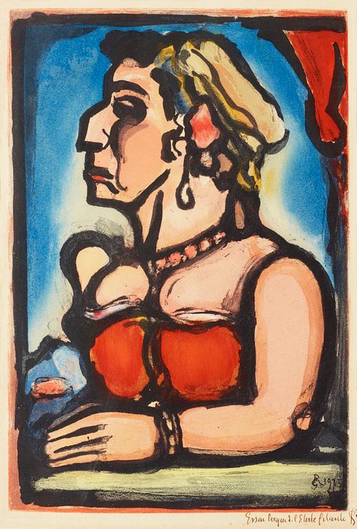 Georges Rouault, "Madame Carmencita", from: "Cirque de l'étoile filante".