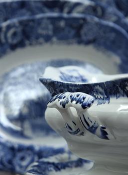 MATSERVIS, 39 delar, flintgods, "Skåne", Rörstrand.