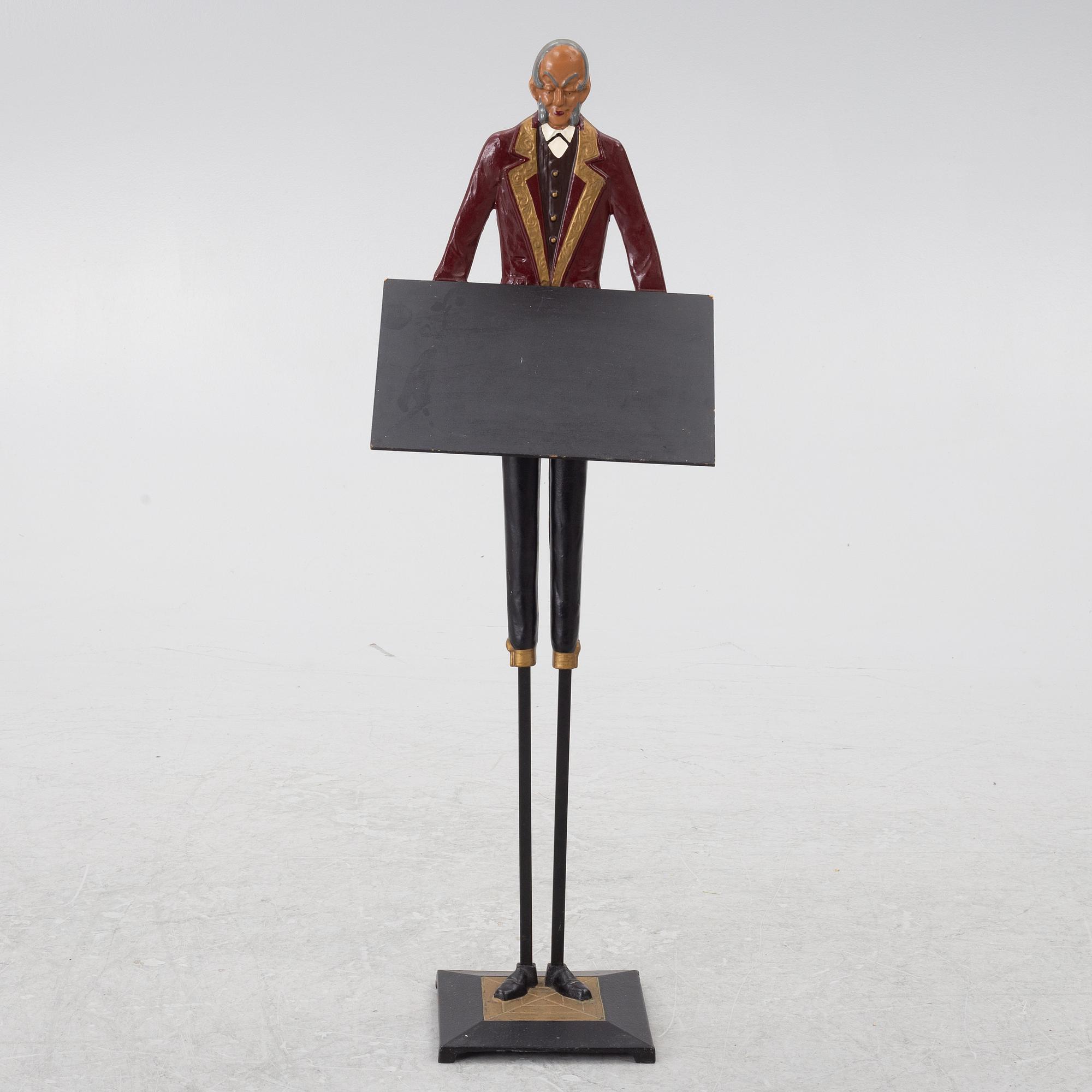 Visitkortsbetjänt, 1900-tal.