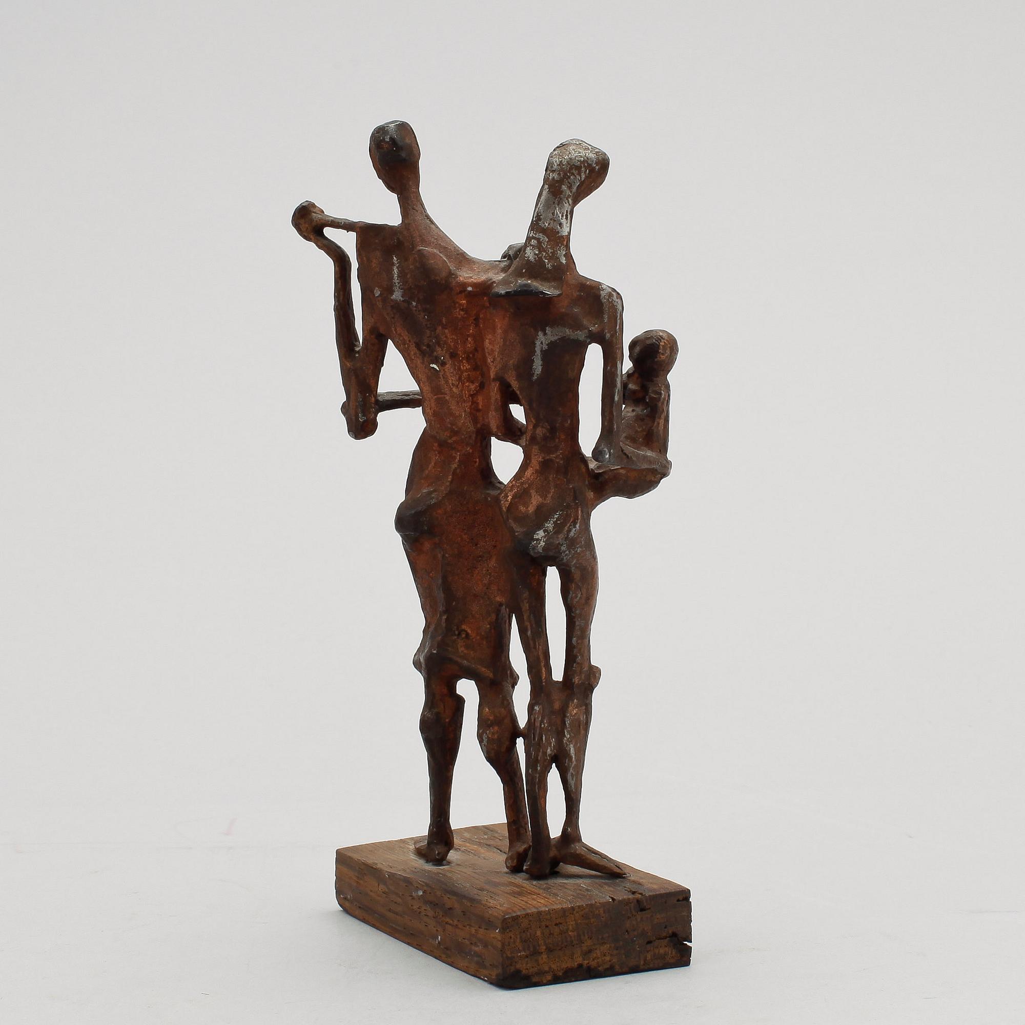 PUCK STOCKLASSA. Tillskriven. Skulptur, brons, ej signerad.