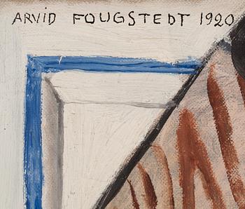 Arvid Fougstedt, "Stilleben med fiol" (Still life with violin).