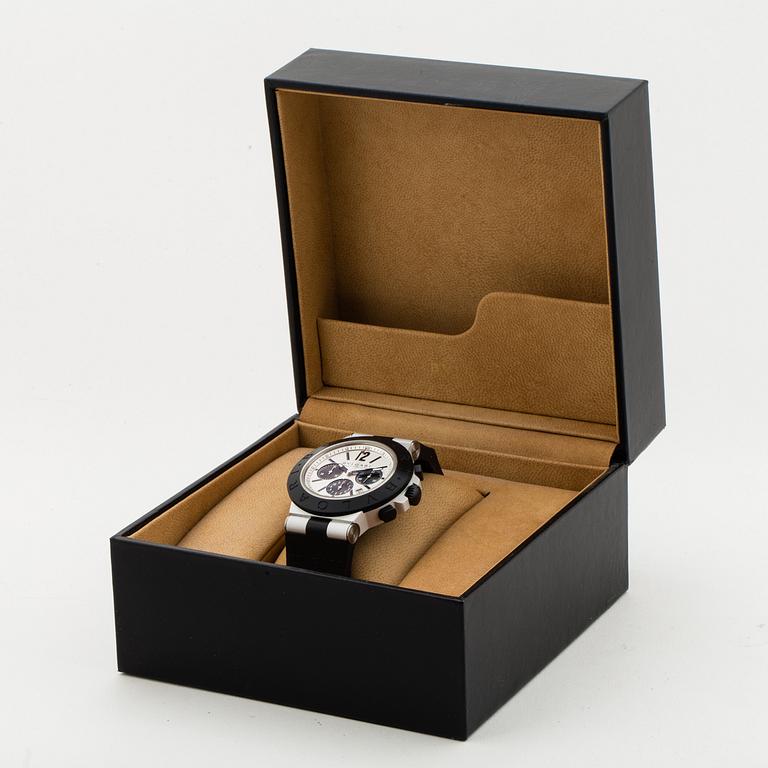 BVLGARI, Diagono, chronograph, wristwatch, 42 mm.