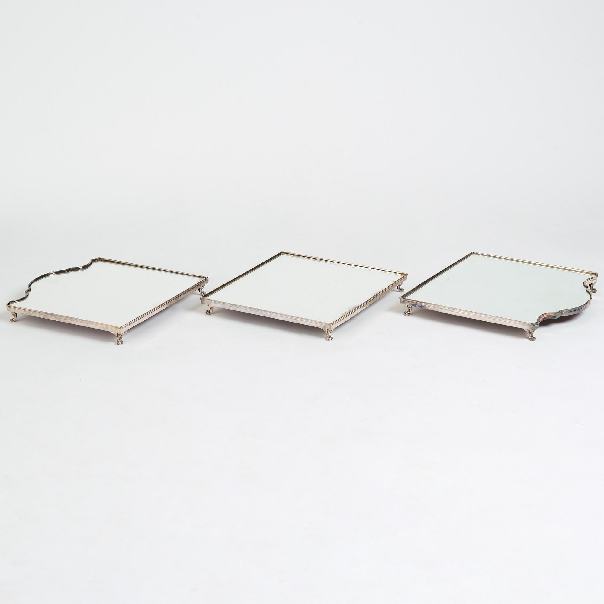 An 18th century plateau for dinner table.