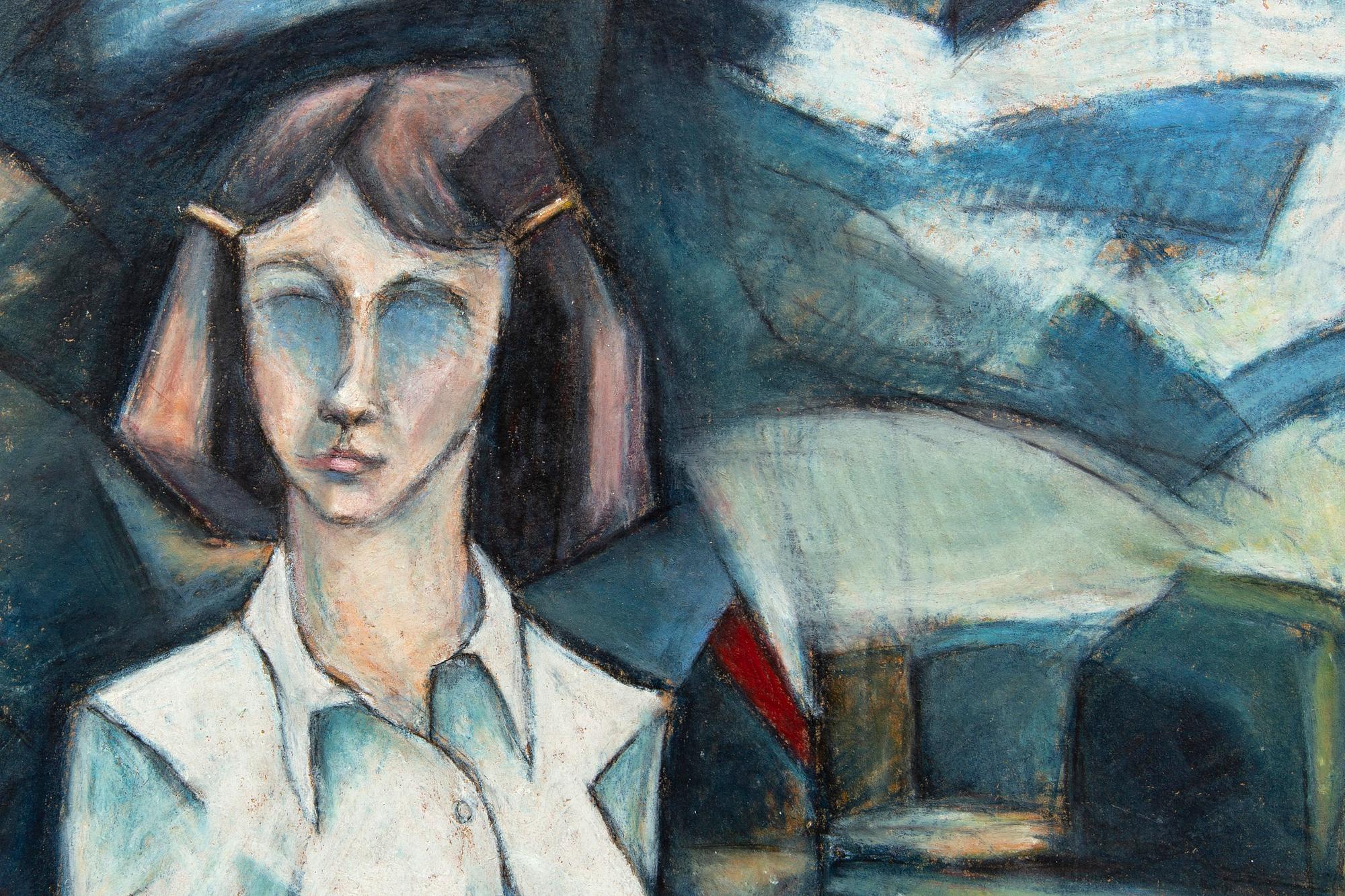 Jussi Taipaleenmäki, a signed oil on board.