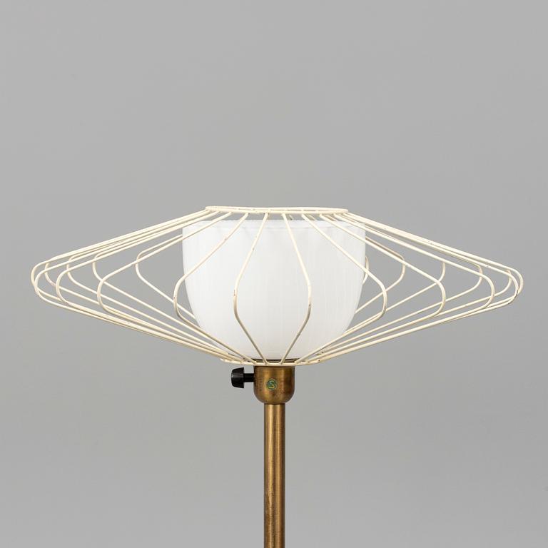 A brass floor light from ASEA Belysning, 1940's/50's.
