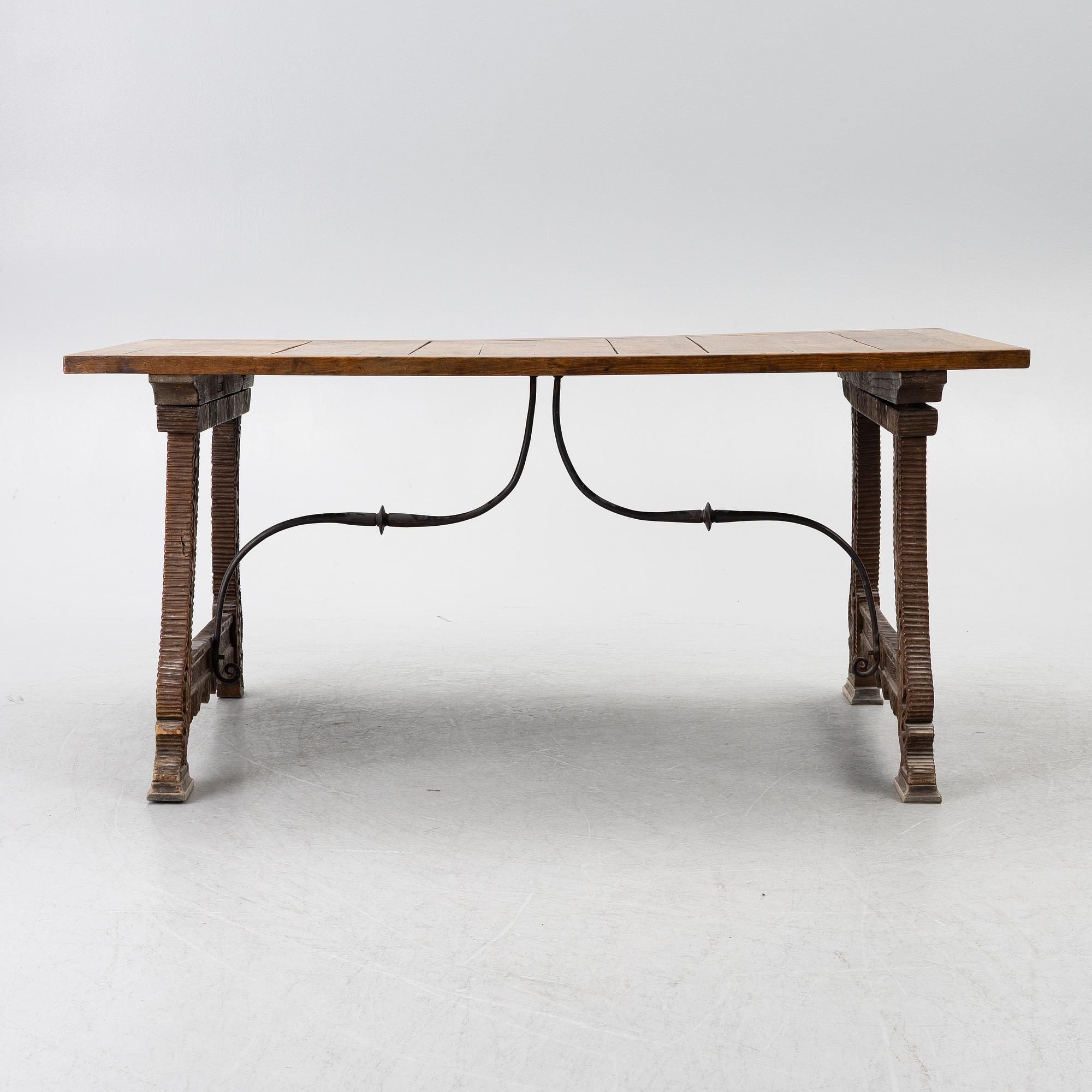 A Spanish table, 19th/20-th century.