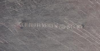 MJÖLKKANNA OCH SUPKOPP, silver, G.F Hallengren 1927 resp TESI.