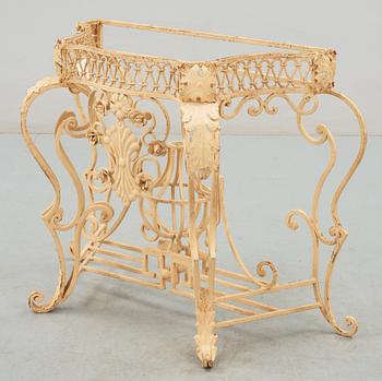 KONSOLBORD. gjutjärn, 1800/1900-tal.