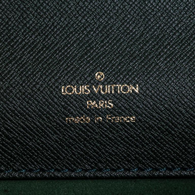 Louis Vuitton, a Green Taiga 'Kourad' Briefcase.