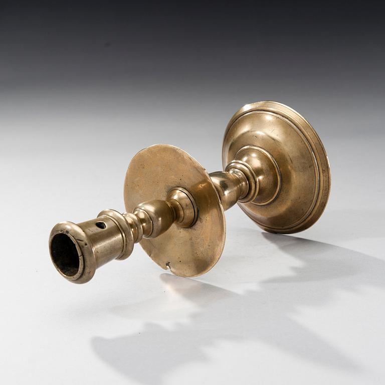 LJUSSTAKE, brons, Flandern, sekelskiftet 1500/1600.