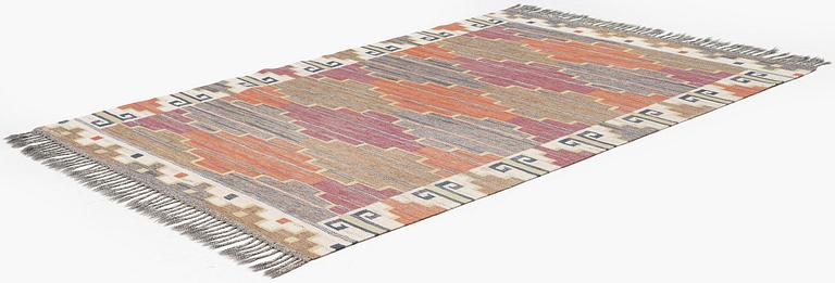 Märta Måås-Fjetterström, a carpet, "Bruna heden", flat weave, c 249 x 170 cm, signed AB MMF.