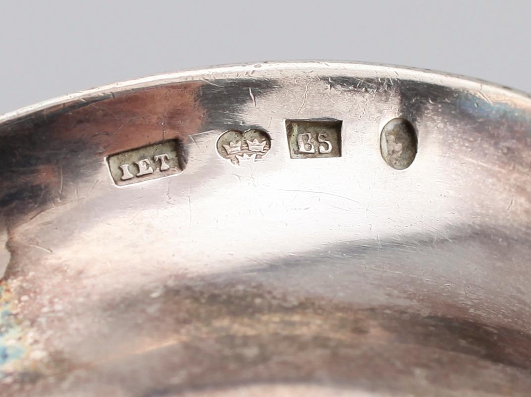 SOPPSLEV, silver, Stockholm 1856.