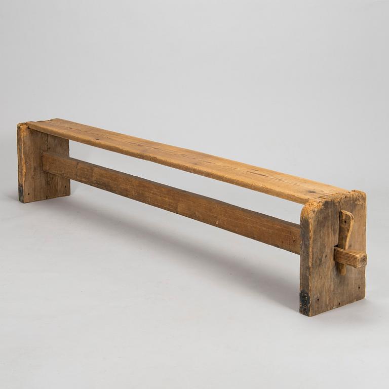 A 19th century bench.