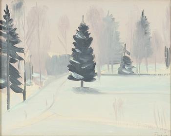 Vera Frisén, Winter Scene from the Forest.