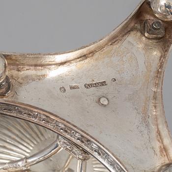 A swedish silver empire sugar bowl, mark of Adolf Nyman,  Linköping 1840.