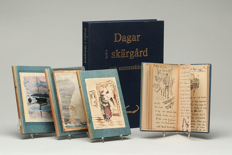 ROLAND SVENSSON, mapp m 4 färglitografier, signerade o numrerade 58/400.