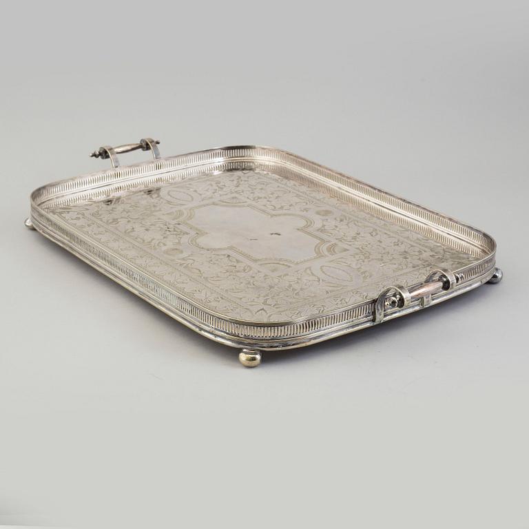BRICKA, pläter, Thomas White, Sheffield, 1800-talets andra hälft.