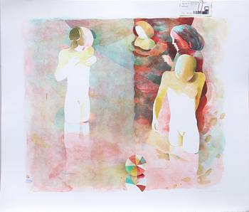 Ulf Gripenholm · ULF GRIPENHOLM, färglitografi. Sign och numr 8/210.