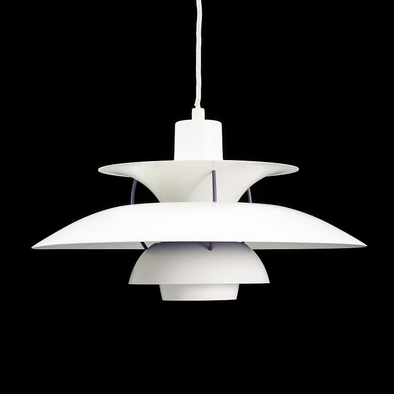 Poul Henningsen, a model 'PH 5' ceiling light for Louis Poulsen, Denmark.