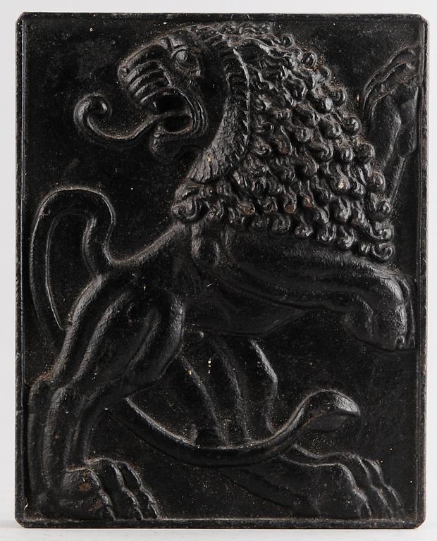 RELIEF, gjutjärn, Anna, Petrus, Näfveqvarns Bruk.
