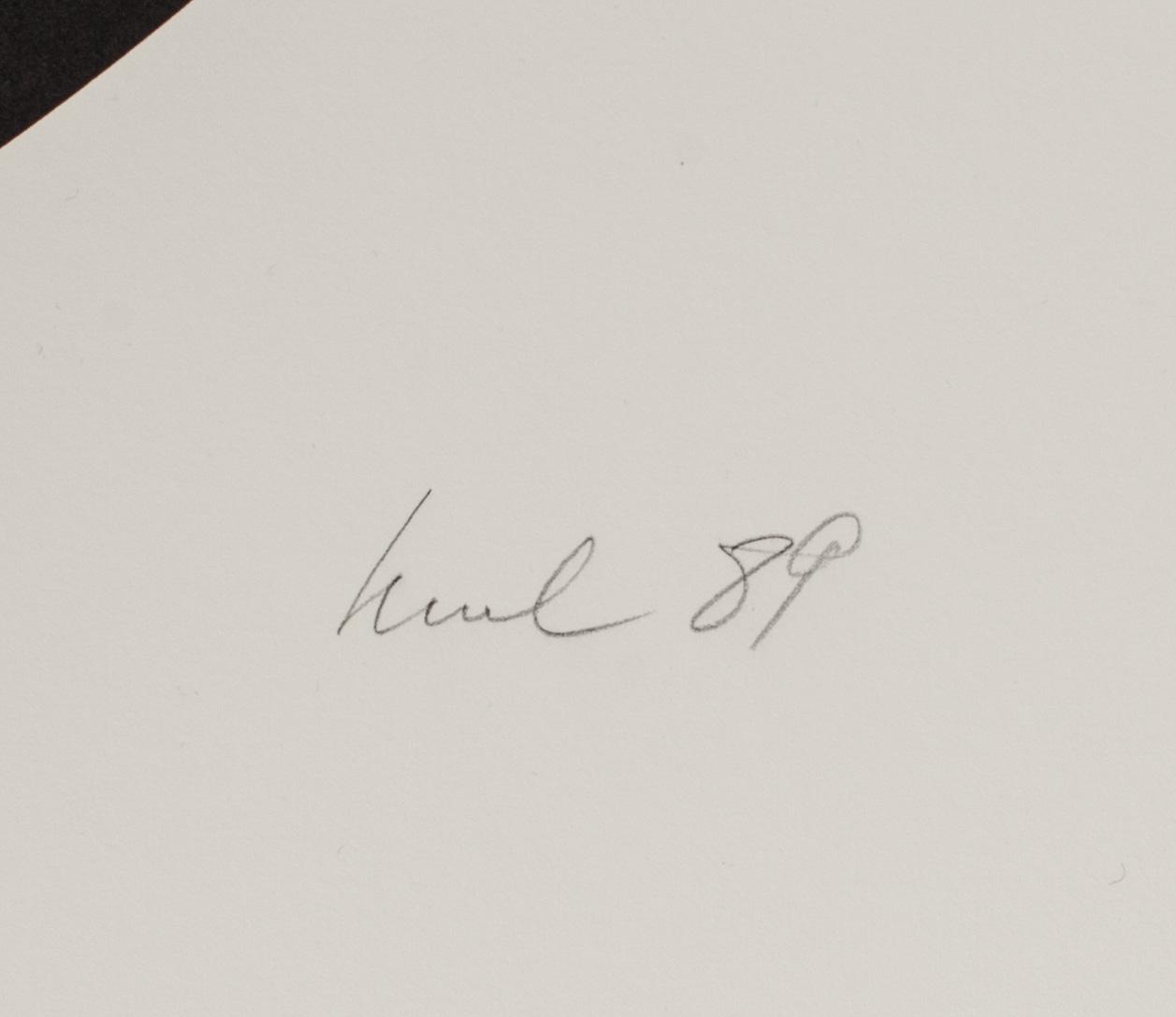 RAUL MEEL, färgserigrafi, signerad, numrerad 3/50 och daterad- 89.