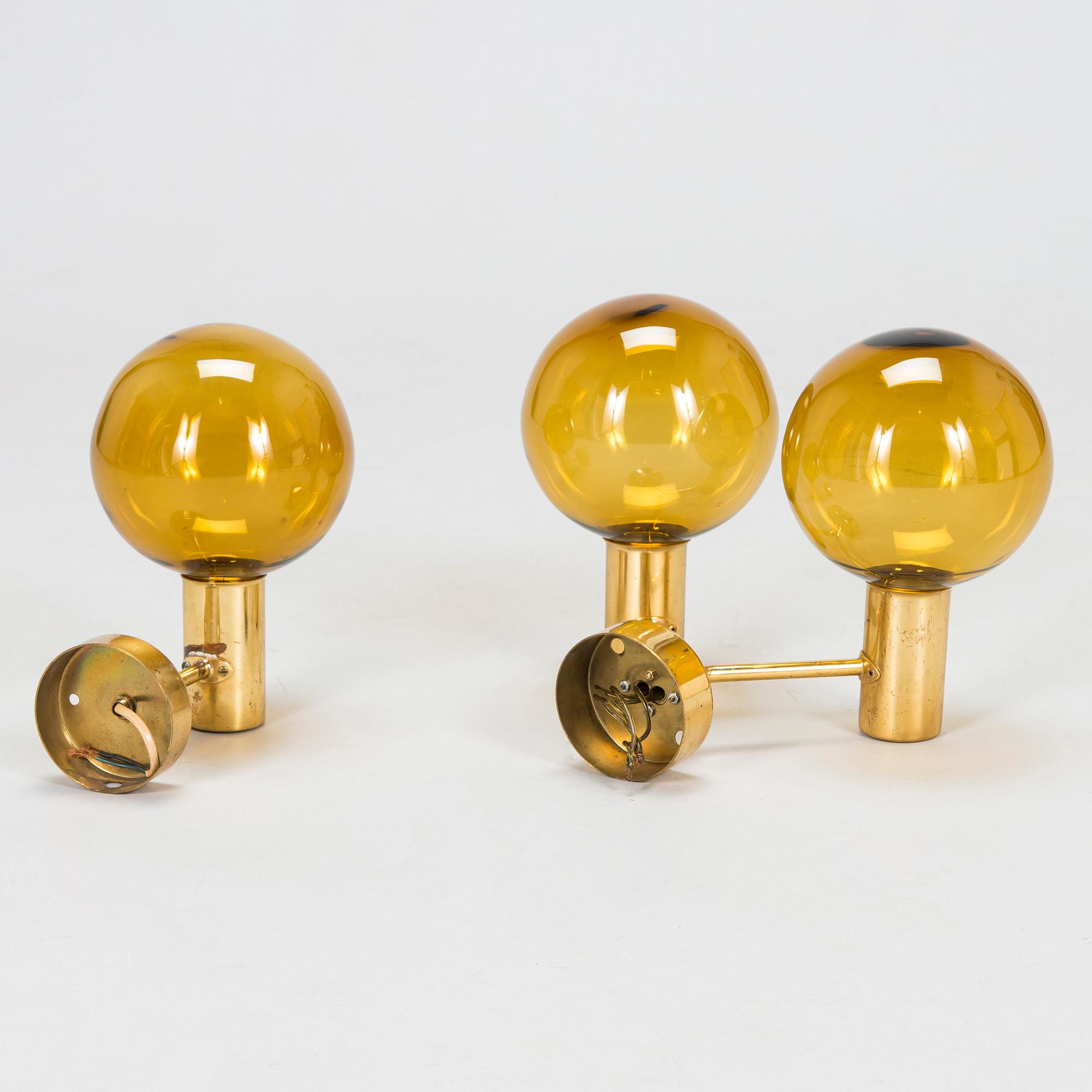 Hans-Agne Jakobsson, vägglampor, 2 st, "Patricia", Markaryd, 1900-talets slut.