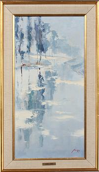 AXEL LIND, olja på duk, signerad.