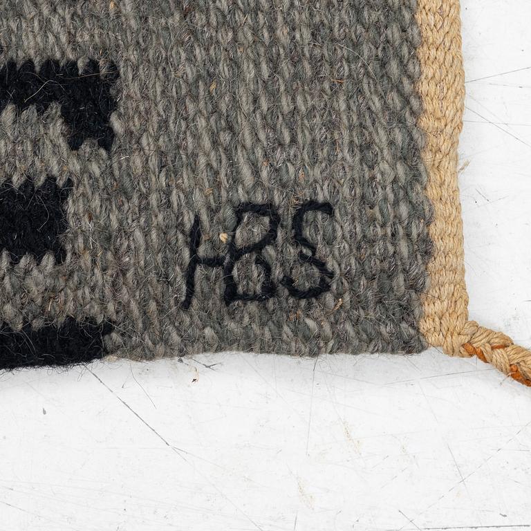 Heiko Becker-Sassenhof, väggtextil, Signerad. "I hamn" , rölakan, Gammelstads Handväferi. 130 x 200 cm.