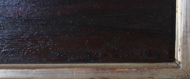 KEMNER, HELGE. Olja på pannå, sign o dat 1924.