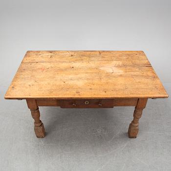 A Swedish baroque-style table, 19th century.