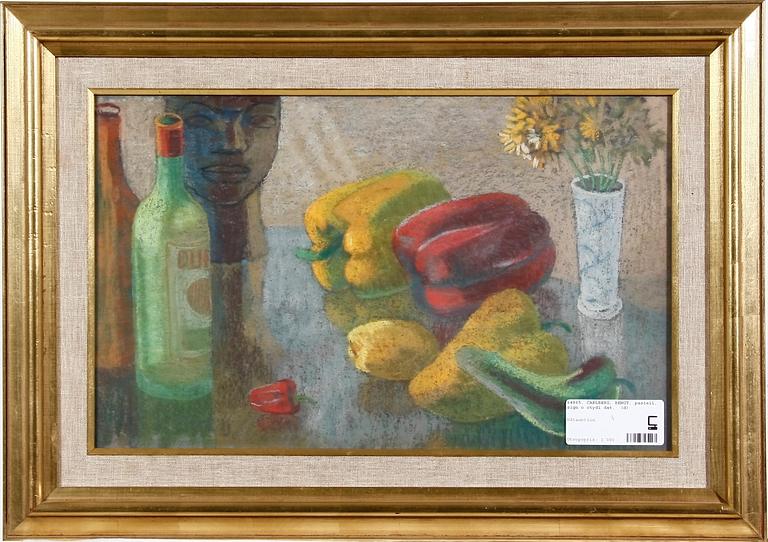 CARLBERG, BENGT, pastell, sign i blyerts.